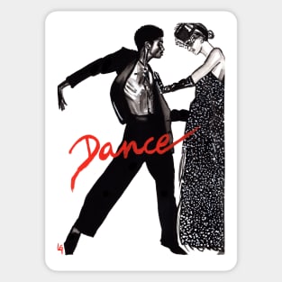 Couple dancing Sticker